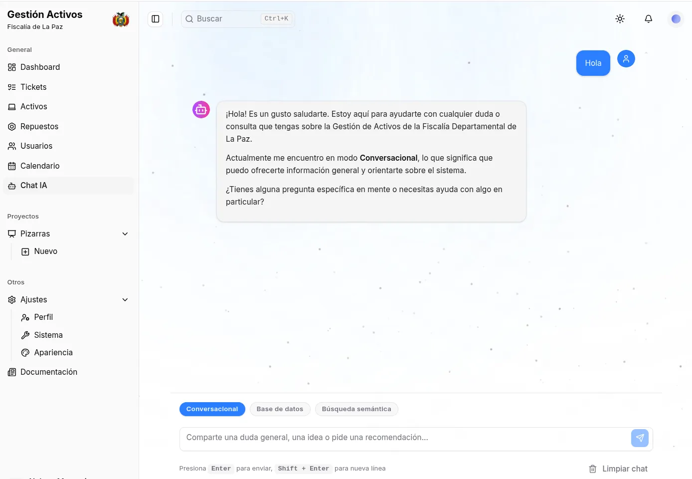 Sistema de Activos con IA